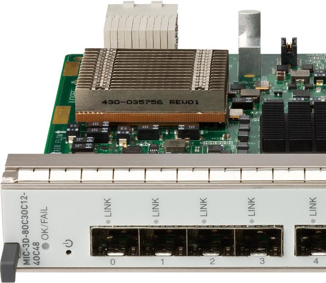 DATASHEET MULTISERVICE INTERFACE MICS FOR MX SERIES Product Overview Juniper Networks MX Series 3D Universal Edge Routers provide industry-leading intelligence, flexibility and efficiency, and they
