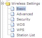 1 Wireless Network You could configure the minimum number of Wireless settings for