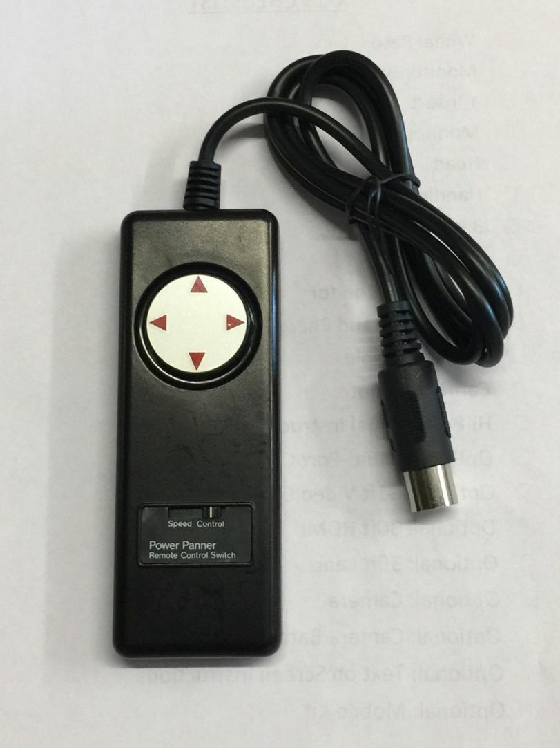 You will connect this cable to the directional remote to enable control over