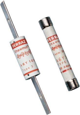 Form 600 A2Y, A6Y FORM 600 FUSES Ferraz Shawmut Form 600 fuses were the original current-limiting fuses, pre-dating all the standards.