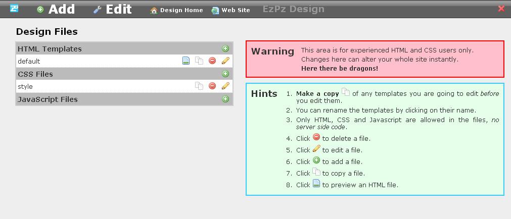 Introduction EzPz is a client friendly, easy to use hosted content management system (CMS).
