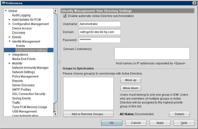 What's New Identity Driven Management 3.20 New Feature ER_55368 - Support for multiple Domain Controller Hosts.