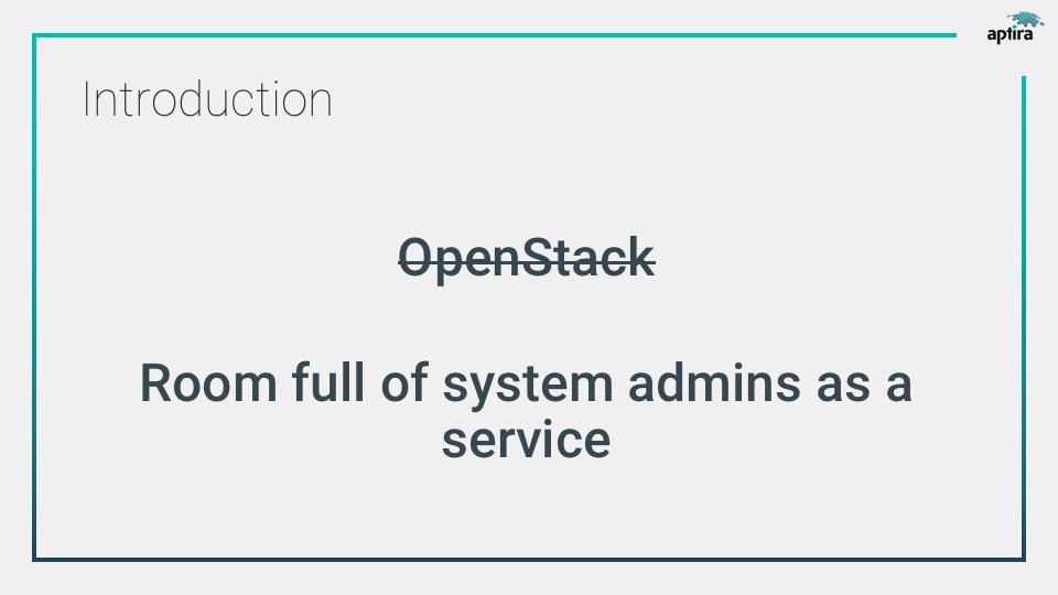 OpenStack is an orchestration system for setting up virtual machines and associated other virtual resources such as networks and storage on clusters of computers.