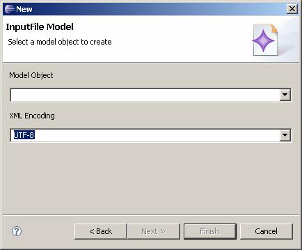 click Next. The Input File Model dialog appears. 4.