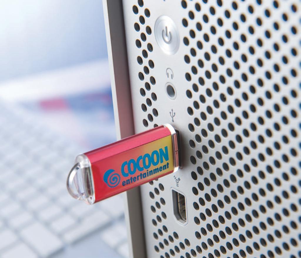 Hiqh quality promotional products In this brochure you will find a selection of high quality USB sticks and key rings. They were all designed to be personalised.