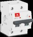 Protection Devices MCB awarded in 2017 B Series SP MCB (In accordance with IS/IEC 60898-1) 240 V, 50 Hz,10 ka Suitable for lighting and other domestic loads Rating SP Cat. No.