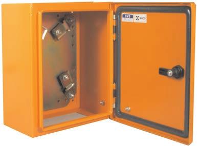 ENCLOSURES Mild Steel Enclosures (CR Range) Product information Screw-down lid and internal moulding
