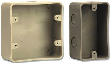 K829 Wall Box - Steel and PVC Type Description
