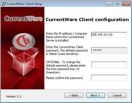 1.5 Configuring the CurrentWare Client to Connect to the CurrentWare Server over the Internet (Port Forwarding) To connect your CurrentWare Clients to the CurrentWare Server over the Internet, you