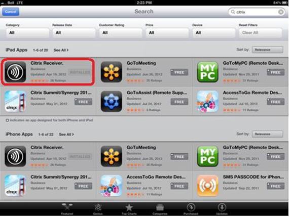 ipad app in the App Store and