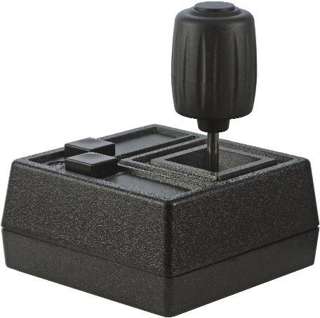 Desktop Housing Features X and Y axis spring release tabs Choice of Resistive Joystick model and handle Choice of platinum gray or special order black USB available with select housings MJ Desktop
