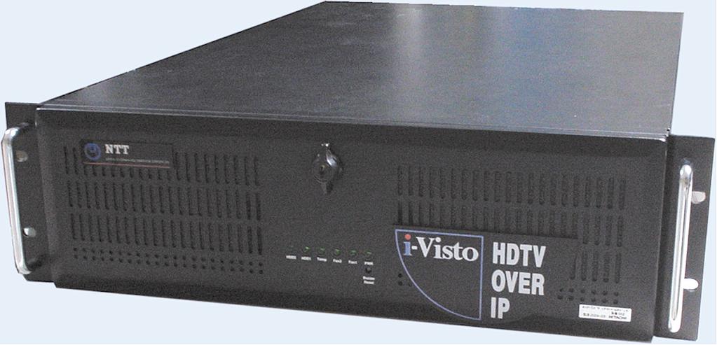can handle uncompressed HDTV streams (4) The i- Visto media converter converts video from one format to another in real time (eg, from HDTV to SDTV (high definition to standard definition