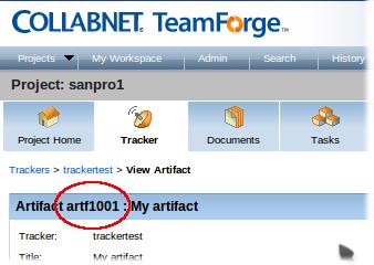 How to use TeamForge 7.1 21 5. On the Edit Artifact page, make your changes. a) Select a tracker type from the Tracker drop-down list to change the artifact's tracker type.