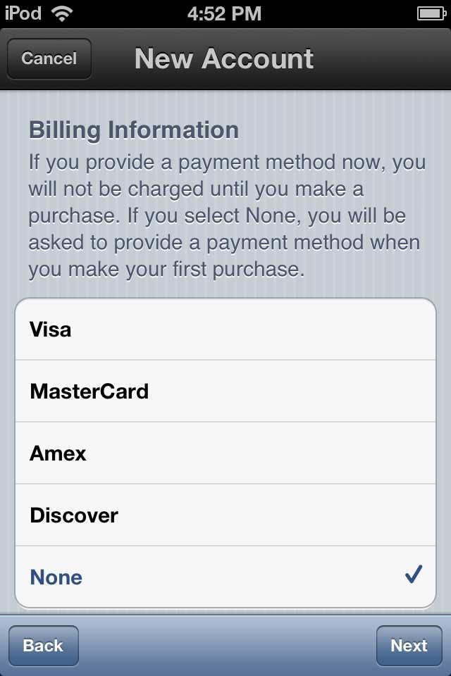 Tap Create New Apple ID. You'll need to read and agree to the itunes Store Terms & Conditions. Tap Agree located at the bottom of the page to continue.