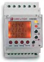 ../5a or /1A (insulated inputs, according to type) Option for measuring in Low and Medium Voltage systems RS-485 communication (MODBUS RTU) Compatible with the PowerStudio / Scada system 3 line