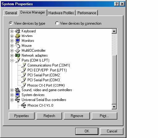 By examining the Device Manager (located in Control Panel\System then select the Device Manger
