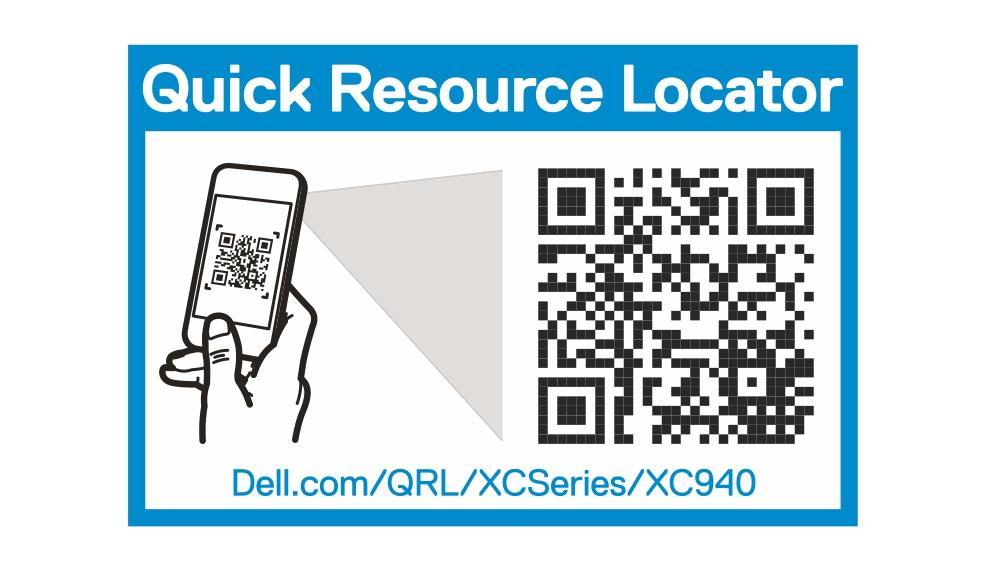 and secure password label 5 Service Tag label Quick Resource Locator Use the Quick Resource Locator (QRL) to get immediate access to system