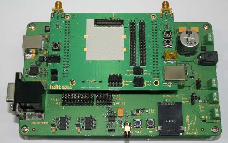 3 Evaluation Kit In order to assist you in the development of your Telit CC864-K module based application, Telit can supply the EVK2 Evaluation Kit with appropriate power supply, R-UIM card housing,