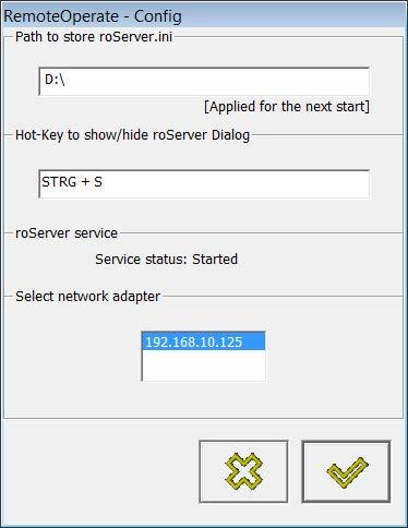 Server and client administration 5.6 Changing server settings 5.6 Changing server settings Requirement The "RemoteOperate Server" dialog box is open. Procedure Proceed as follows: 1.