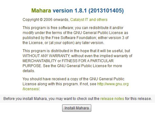 Mahara installation: Mahara is a PHP and MySQL application like Moodle. Mahara and Moodle share a very similar architecture, and are designed to be complementary in many respects.