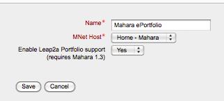 system capable of being a portfolio system will have its own plugin. You need to enable it to make it available for users. The Mahara plugin is a little different than many of the portfolio plugins.