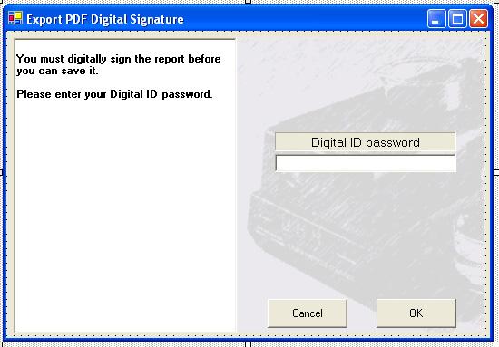 Figure 15A Validating Your PDF Report Has Been Digitally Signed To validate that the PDF you have just created has been digitally