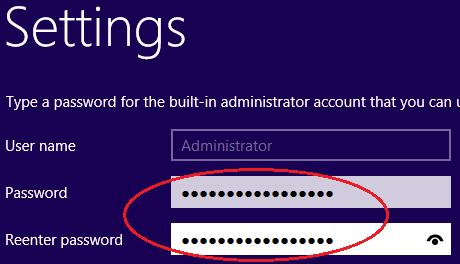 9. Create a strong password for the Administrator account then click Finish: 10.
