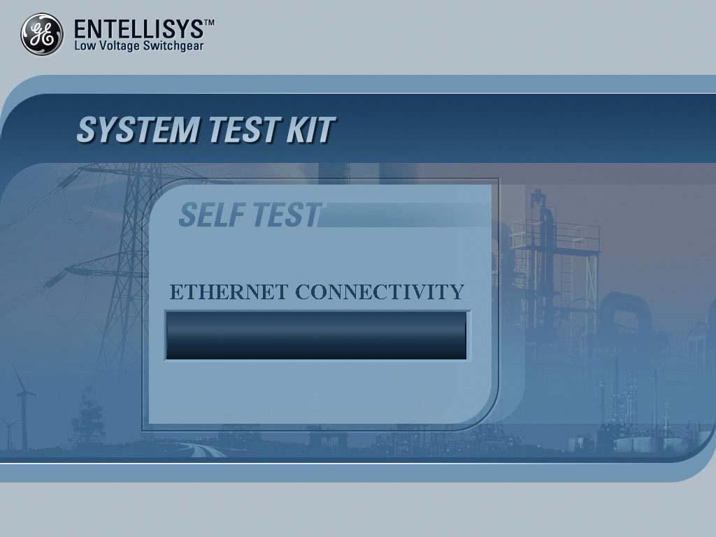 1.4.2 Self Test Each time the test kit is powered on, a Self Test is performed to verify the major components are functioning properly.