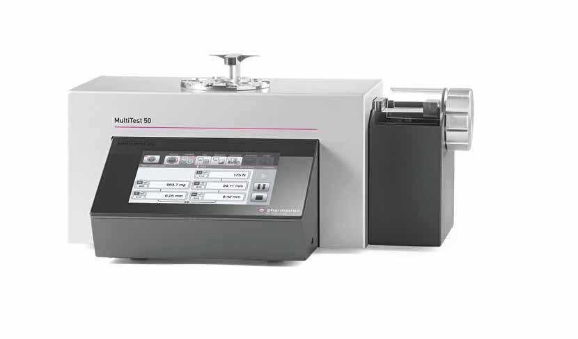 Hardness testing Manual tablet testing system MultiTest 50 3 MultiTest 50 The MultiTest 50 is a manual tablet testing system that offers the highest precision, robustness, and exceptional
