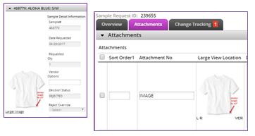 Click on the Design Center Dashboard 5. Click on Sample Tracking 6. Enter in desired search criteria 7. Click Search 8.