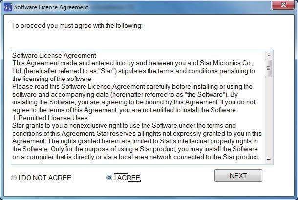 2 The software license agreement for using the contents of the CD appears. Read the agreement.