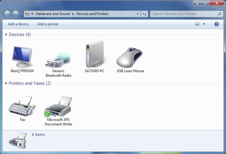In Windows 7 / 8 / 8.1 1. On the Control Panel, click Devices and s. And click Add a Device. 2.