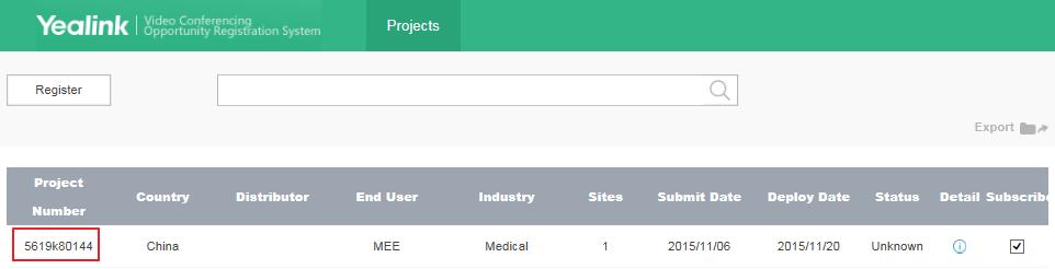 You can log into the Video Conferencing Opportunity Registration System to view project reports which have been added to the system, such as project