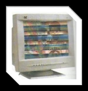 1. CRT monitors, which is similar to the television screen and also works in the same way. It uses a large vacuum tube called Cathode Ray Tube (CRT). 2.