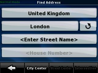 Find an address (1) 1. In the Navigation Menu tap Find Address. 2. Select the destination country.