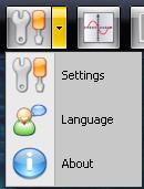 6. PROGRAM MENU The access to the program menu press button window.