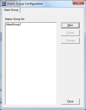 4. Assign a name for the alarm group. The name will be used to identify the group in further steps in the SuperView set up. 5.