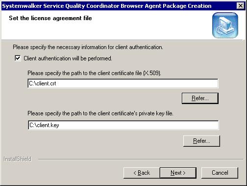 Set the measurement conditions(3/3) Specify the URL for the virtual directory that has been allocated to Systemwalker Service Quality Coordinator.