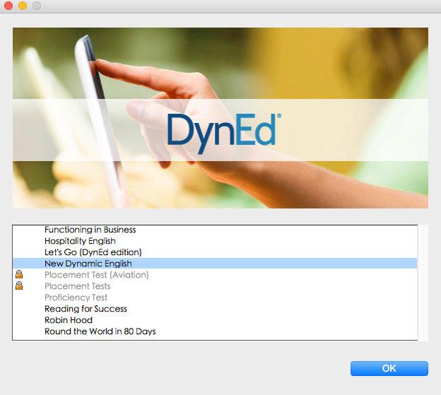 Mac OSX Guide STEP3 Logging on and Studying DynEd Type in