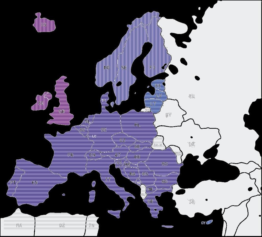 42 TSOs in ENTSO-E the European