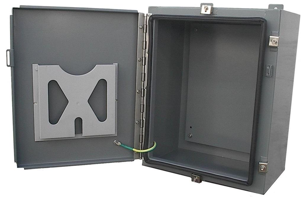 WALLMOUNTED INDOOR/ THESE SMALL ENCLOSURES PROVIDE USER EQUIPMENT SPACE FOR SMALLER EQUIPMENT MOUNTING, AND A VARIETY OF ENCLOSURE OPTIONS TO CREATE THE IDEAL SOLUTION WITH THE EXACT-FIT FOR YOUR