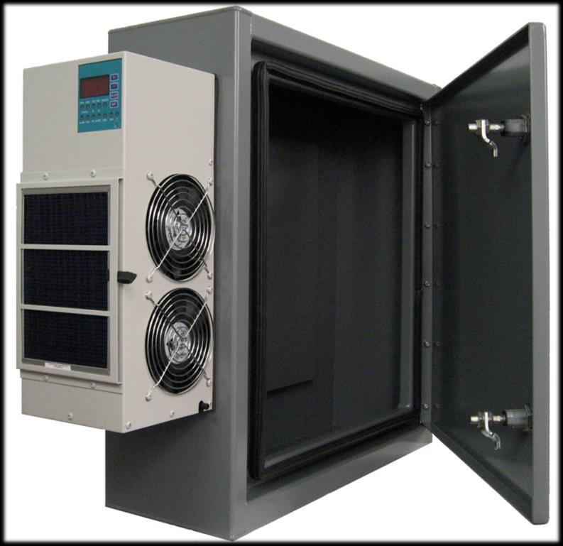 WALLMOUNTED INDOOR/ THESE SMALL ENCLOSURES PROVIDE USER EQUIPMENT SPACE, ADVANCED CLIMATE CONTROL SYSTEMS, INTEGRATED GROUNDING AND ALARMING, EQUIPMENT MOUNTING, AND A VARIETY OF ENCLOSURE OPTIONS TO