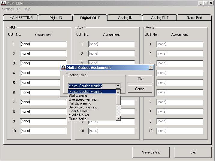 Digital Output assignment Through the Digital OUT tab (Figure 15) you may assign up to 10 digital outputs.