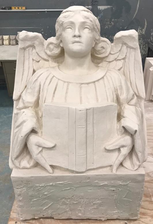 terracotta angel.