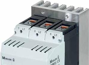 The DS6 series soft starters are intended for three-phase motors with normal operating frequency and a rating range of 22 to 110 kw.