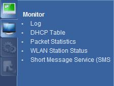 CHAPTER 3 Monitor 3.1 Overview This chapter discusses read-only information related to the device state of the WAH7130. To access the Monitor screens, click. 3.2 What You Can Do Use the Log screen to see the logs for the activity on the WAH7130 (Section 3.