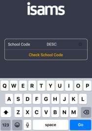 Instructions to set up your DESSC isams Parent App Once you have set up your Parent Portal account you can download the isams Parent App from Google