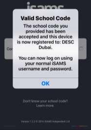 You will require your new Parent Portal username, password and the school linking code, which is DESC.