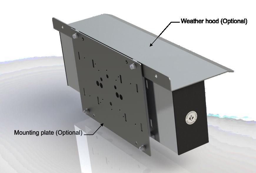 Figure 14 - Optional mounting plate 3. Error Messages Error Description Underweight - the weight is below the minimum allowable weight reading. Check indicator.