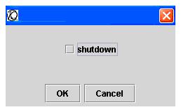 Step no shutdown Use this option to enable the interfaces. If you choose no shutdown, Node Manager displays this dialog box: Leave the box unchecked and click OK to start the interfaces.